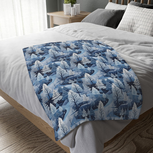 Winter Wonderland | Velveteen Mavella Minky Blanket