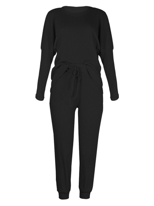 Women's Long-Sleeved Loose Loungewear Pajamas