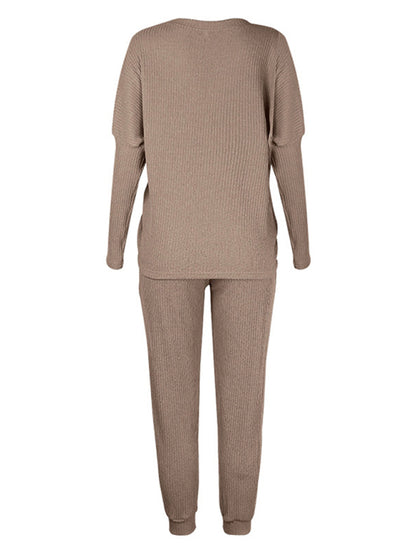 Women's Long-Sleeved Loose Loungewear Pajamas