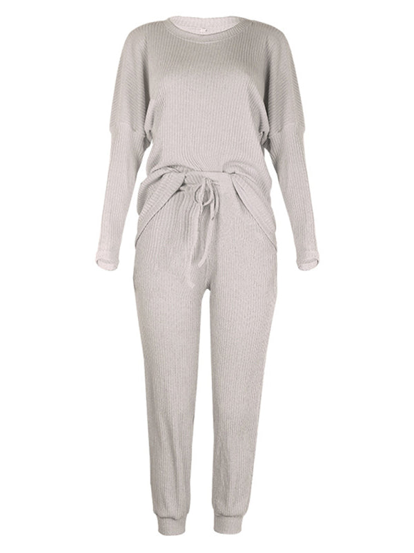 Women's Long-Sleeved Loose Loungewear Pajamas