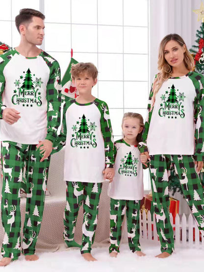 Family Christmas Matching Plaid Pajama Sets