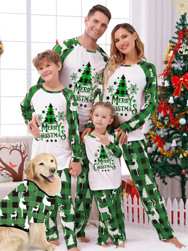 Family Christmas Matching Plaid Pajama Sets