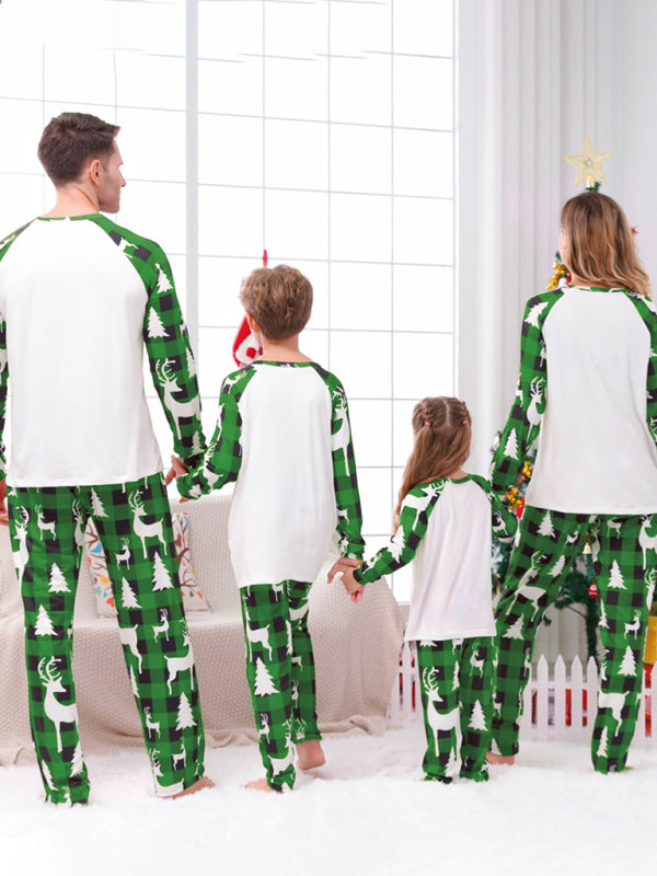 Family Christmas Matching Plaid Pajama Sets