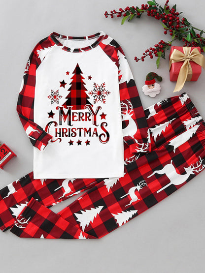 Family Christmas Matching Plaid Pajama Sets